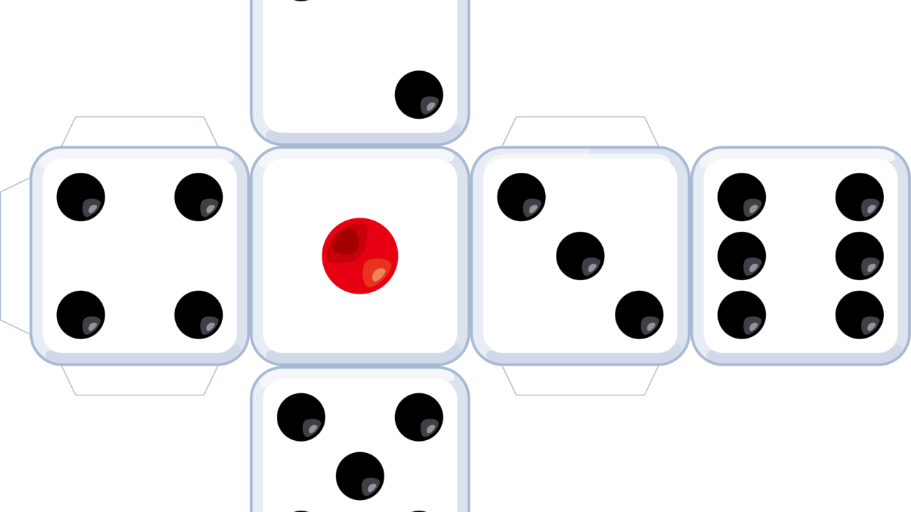 サイコロ展開図