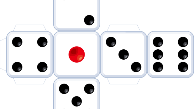 サイコロ展開図